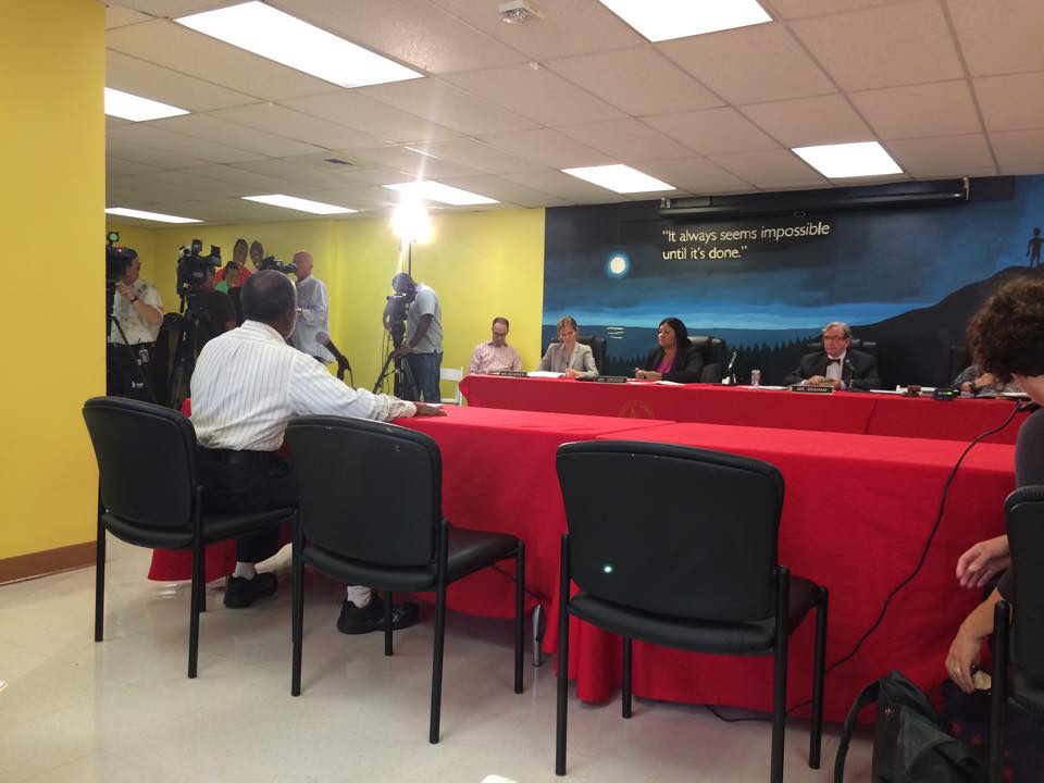 a photo of rountable discussion to determine the fate of DC General