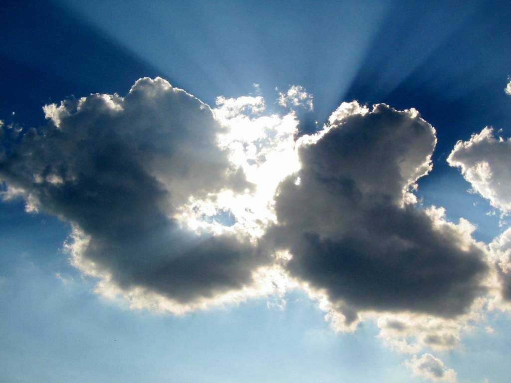 Clouds with light