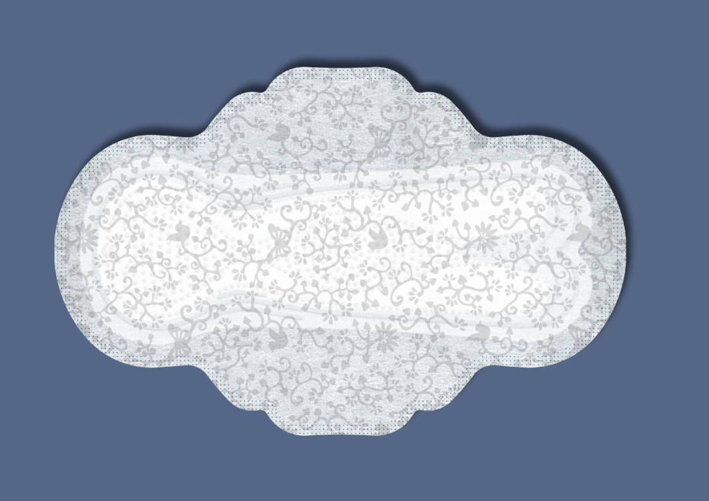 Photo of a feminine pad