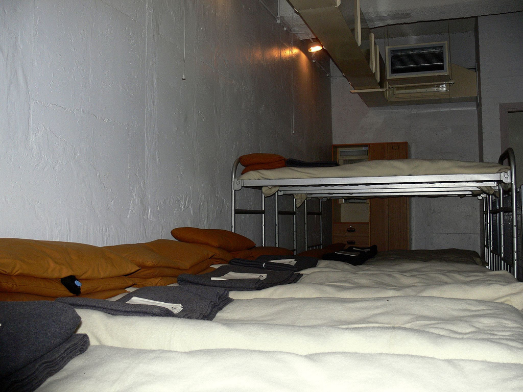 A roll of beds