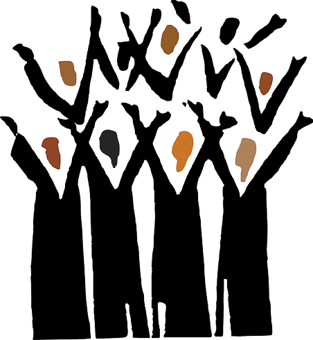 Graphic of choir singing