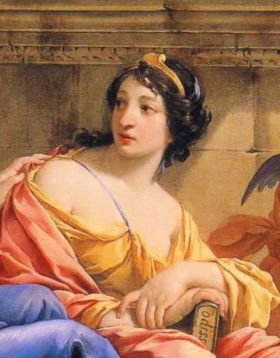 Image of a painted rendering of Calliope