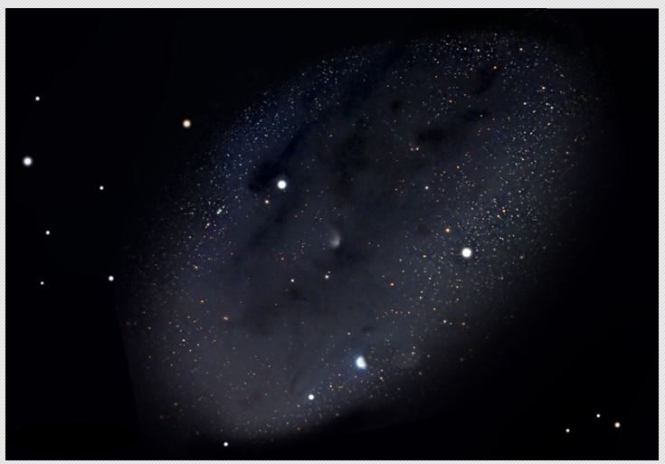 A photo of outer space