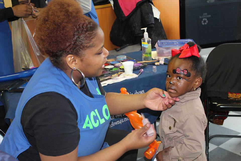 Girl Getting Face Paint