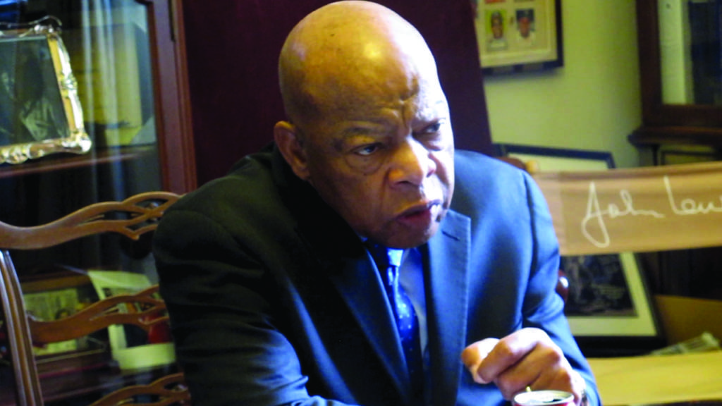 Congressman John Lewis, interview with Street Sense. Photo by Ken Martin
