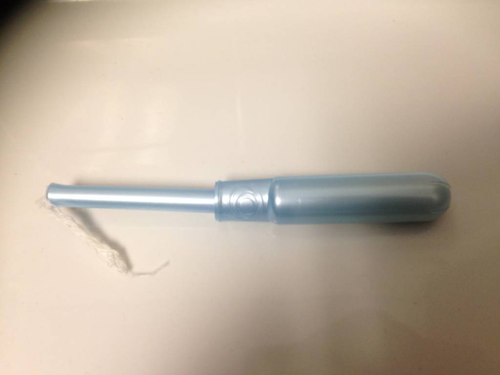 a single unused tampon