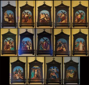 traditional 14 representations of stations of the cross