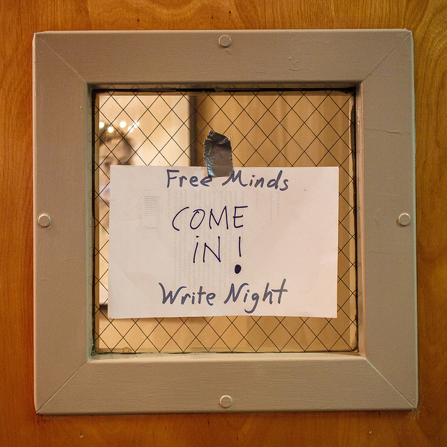 The door of the Free Minds reading group