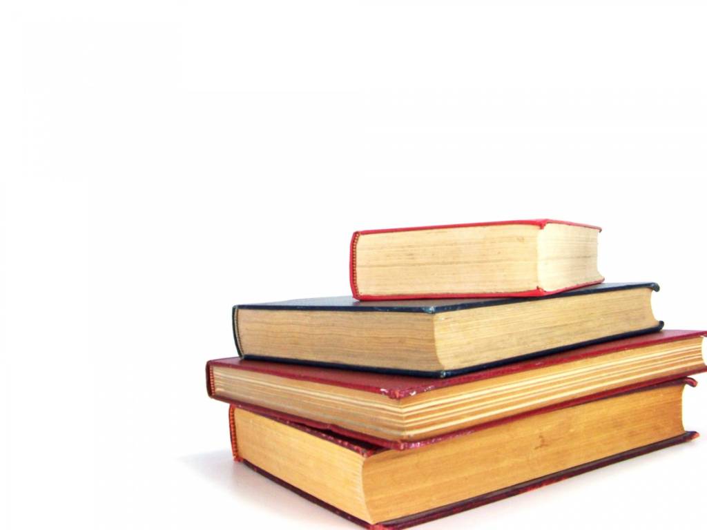 a picture of some books