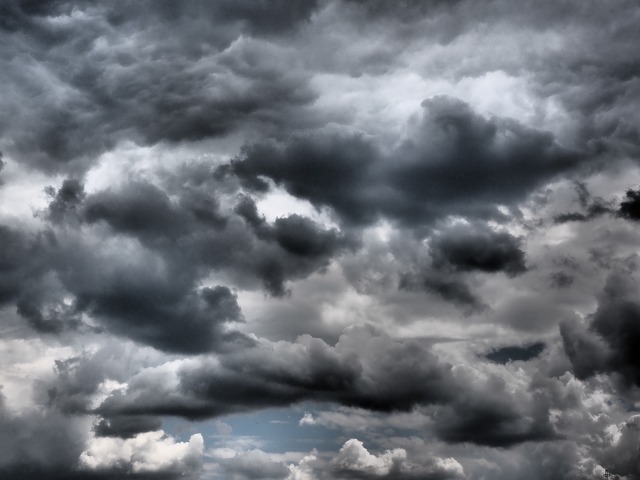 dark clouds