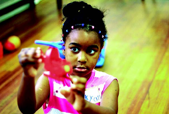 A picture of a young girl.