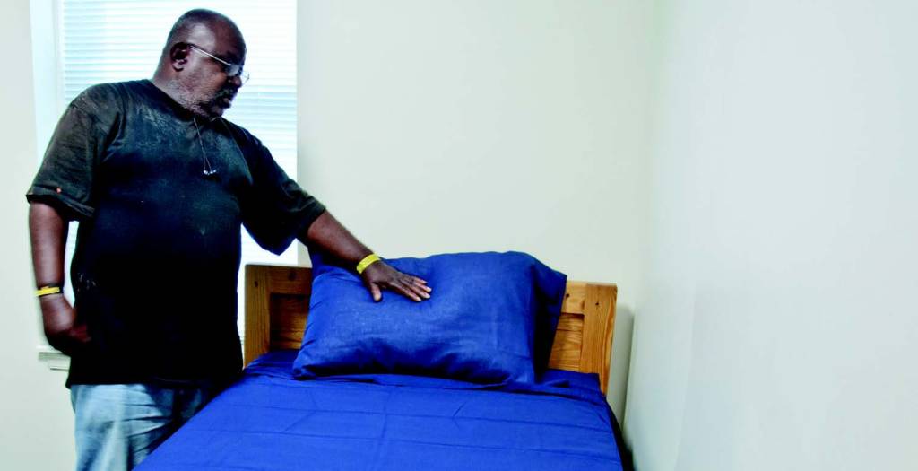 “The first day I got my place I went shopping to get towels, sheets and pillows. I took a nice long, hot shower. Stayed in and relaxed with the air conditioner.”