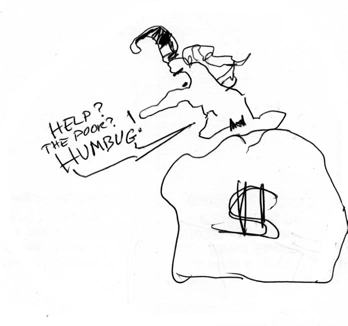 A illustration of Santa