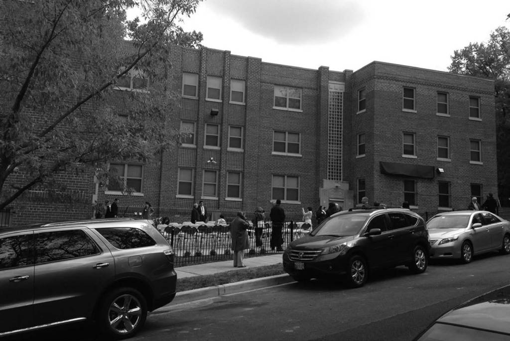 The outside of the Gasner House, So Others Might Eat's newest housing units. SOME dedicated the building on April 11 with a ribbon-cutting ceremony and tour.