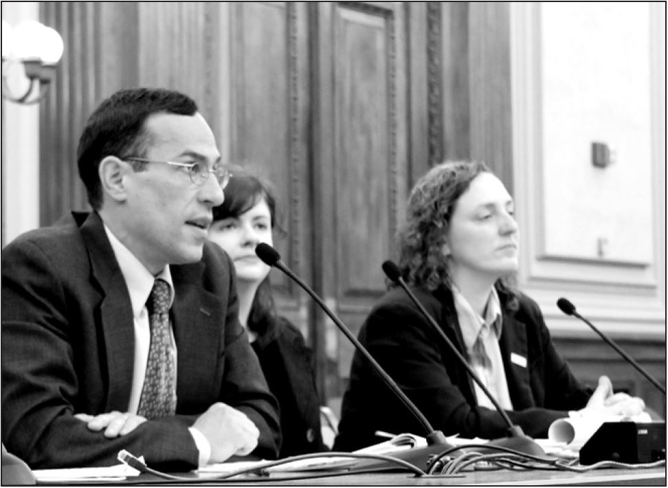Ed Lazore testifies representing the DC Fiscal Policy Institute.