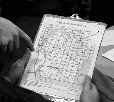 Volunteers were divided into 24 groups, each with an assigned area to canvas.