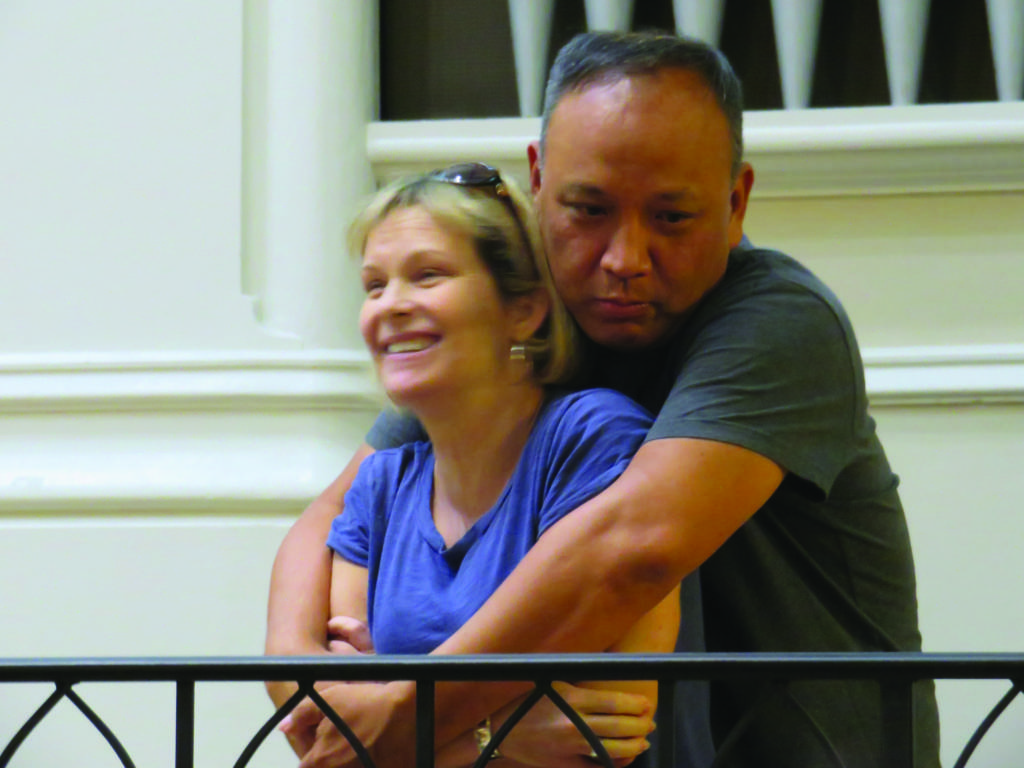 Elizabeth with her husband