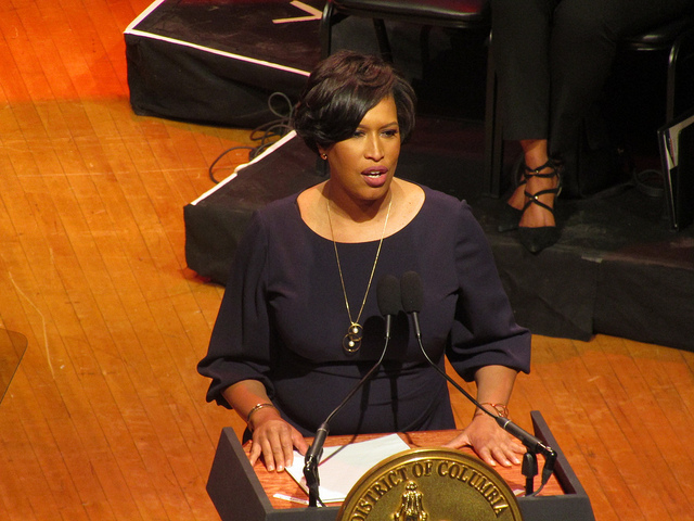 Mayor Bowser speaks at the State of the District Address