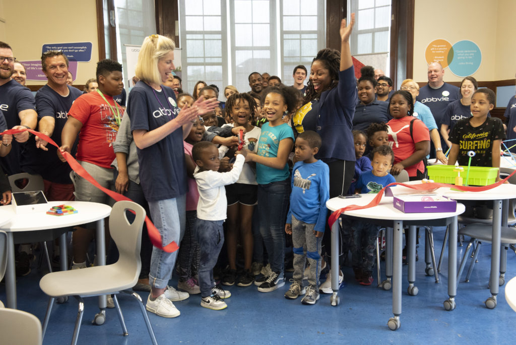 ketcham elementary STEM lab ribbon cutting
