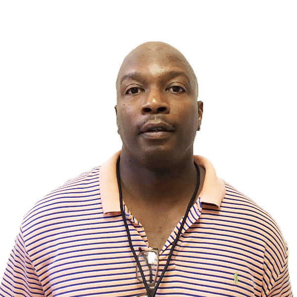 Potrait Photo of Reggie Jones from the shoulders up.