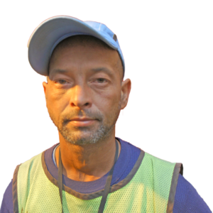 Portrait photo of Chino Dean from the shoulders up.