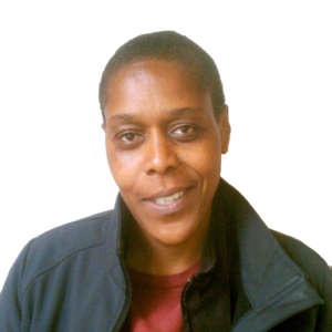 Portrait photo of Cynthia Mewborn from the shoulders up.