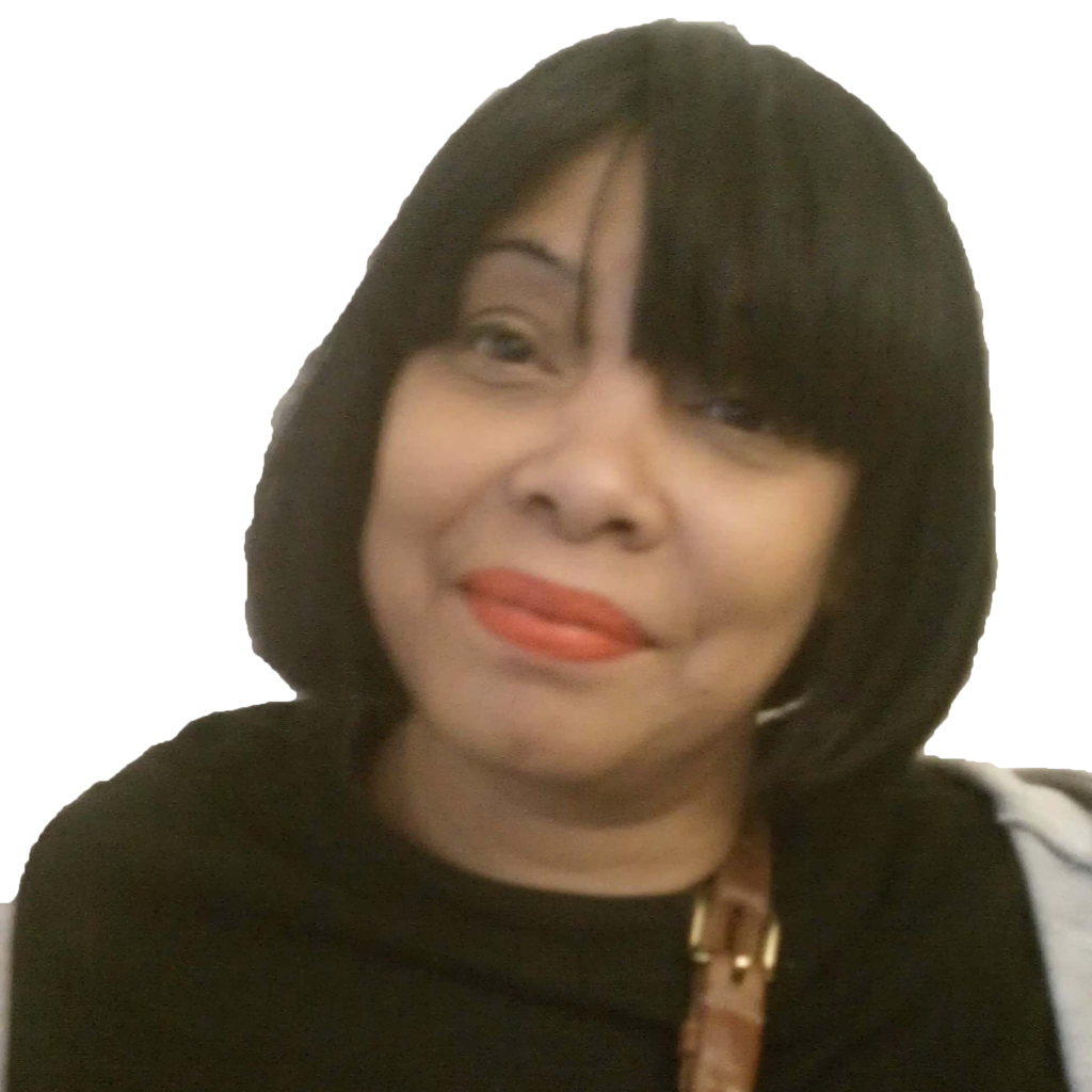 Portrait photo of Jewel Lewis from the shoulders up.