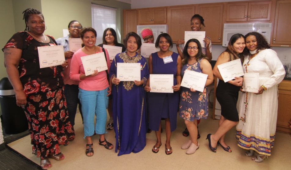 Photo of the first Platform of Hope cohort of families.