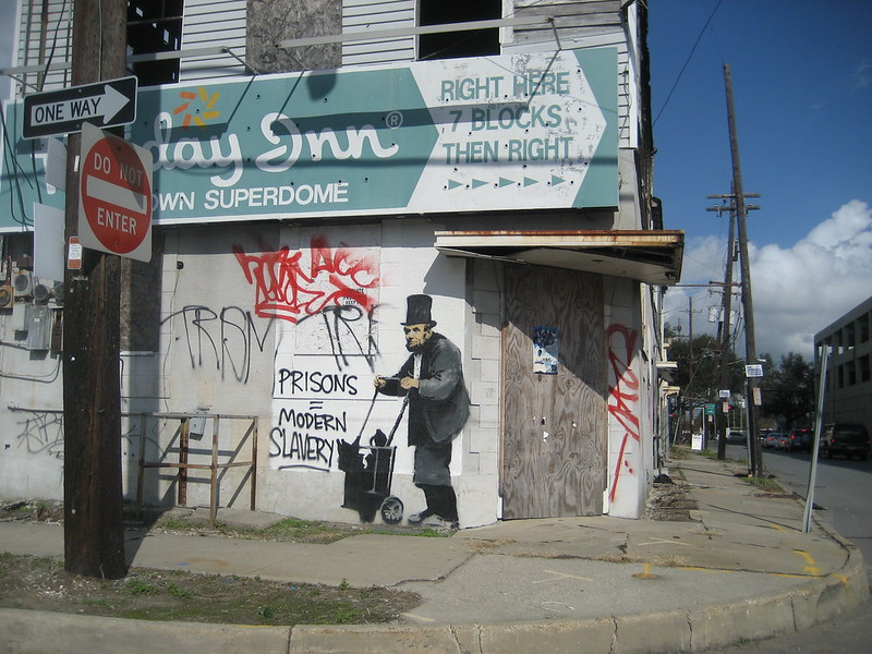 The streets of New Orleans