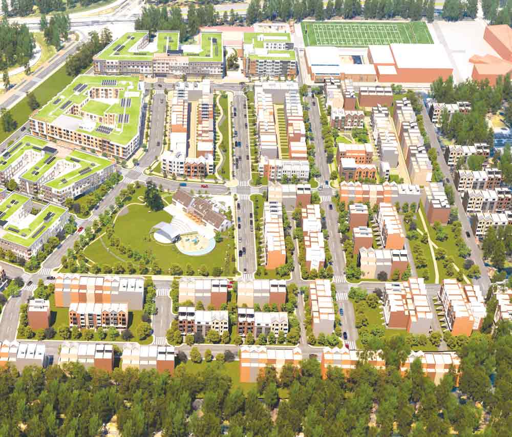site plan for redevelopment