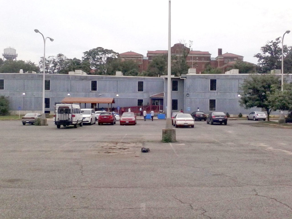 A photo of the the current 801 East Men's Shelter