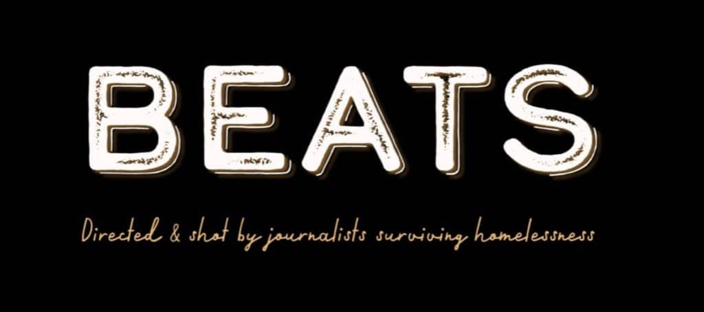 A graphic with the word Beats