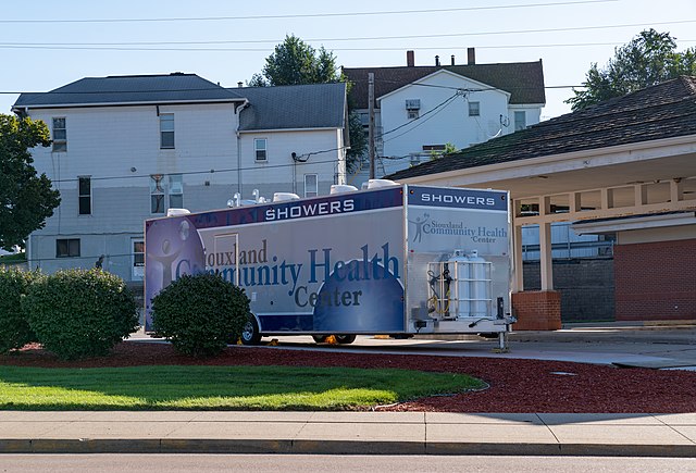 Photo of mobile showers