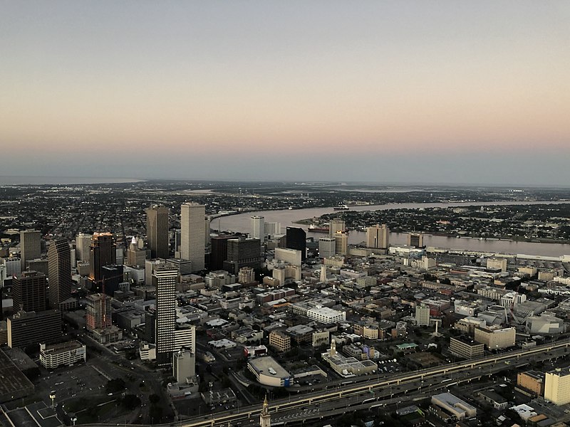 Photo of New Orleans from the air