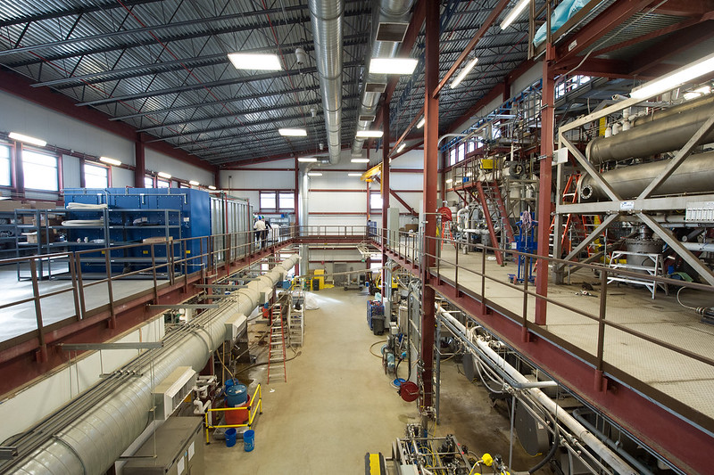 A photo of a biochemical laboratory.