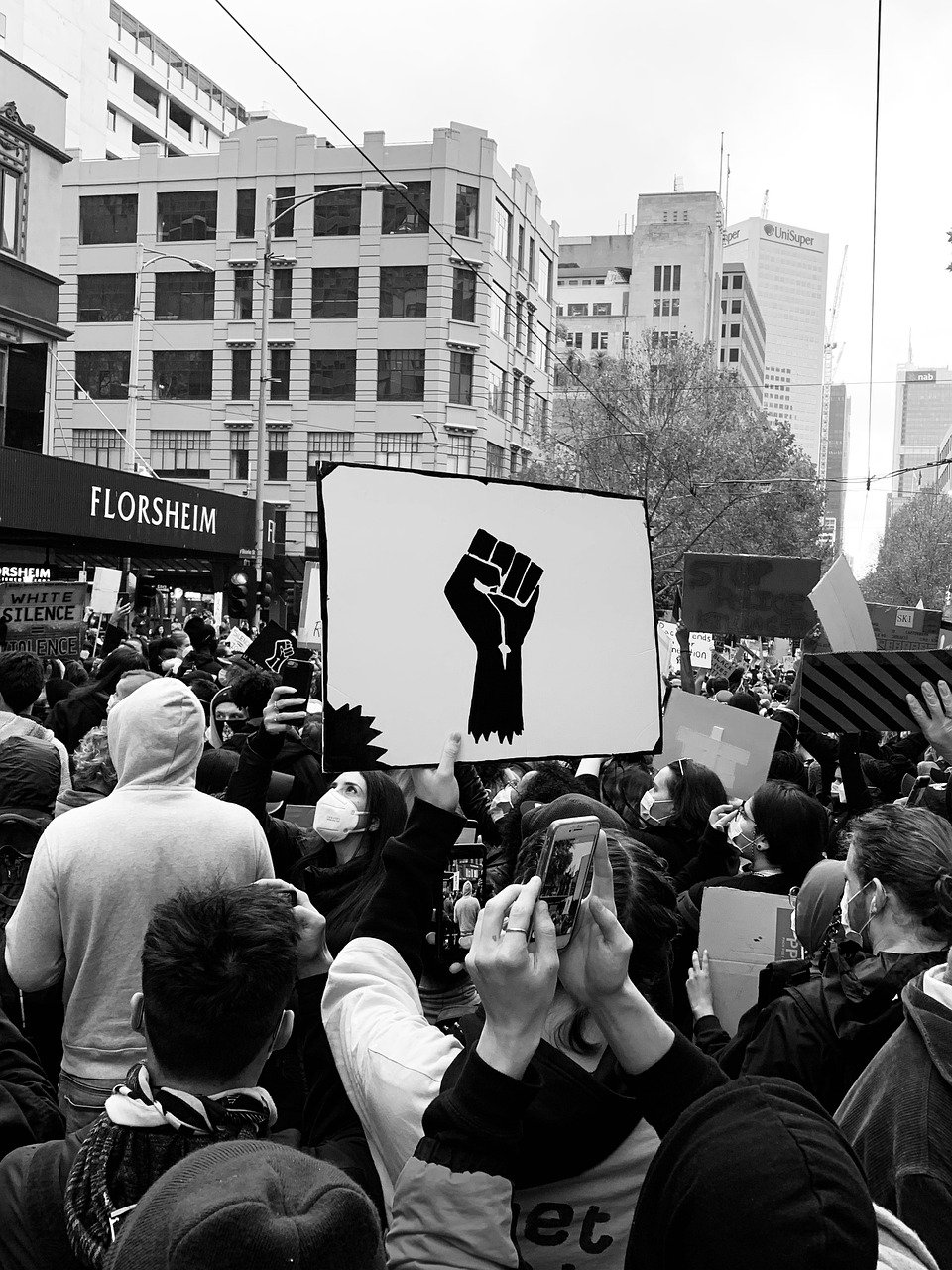 Photo of Black Lives Matters protestors