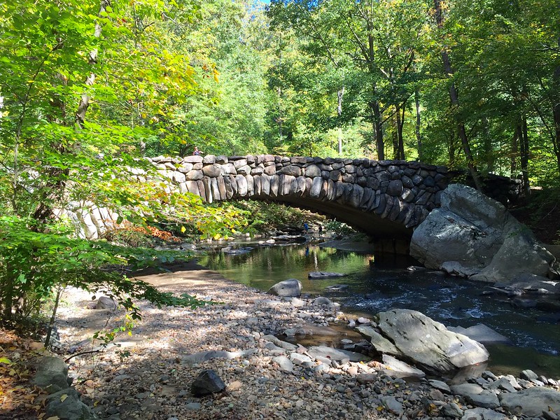 Photo of Boulder Bridge in Rock Creek Park.