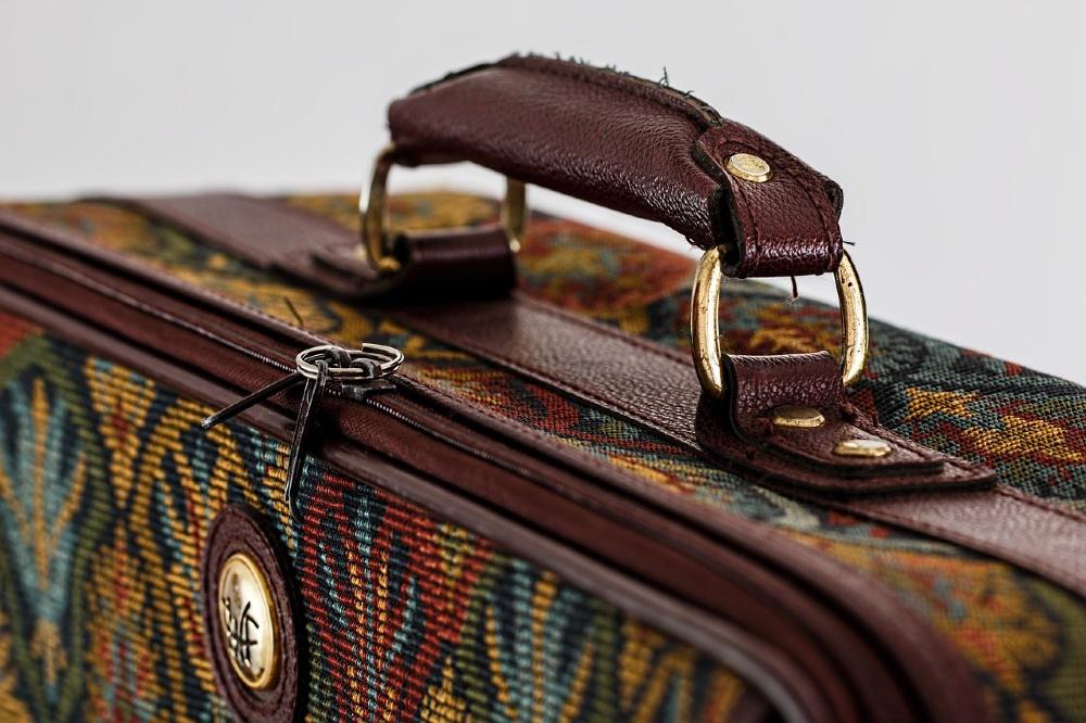 Photo of a packed suitcase
