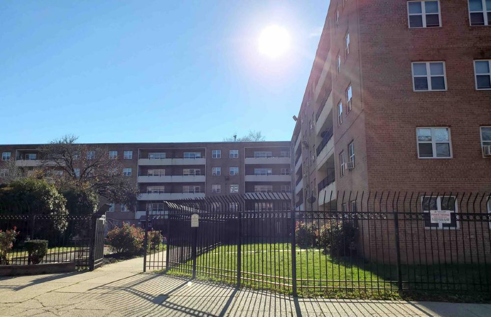 A photo of the Greenleaf Gardens housing community