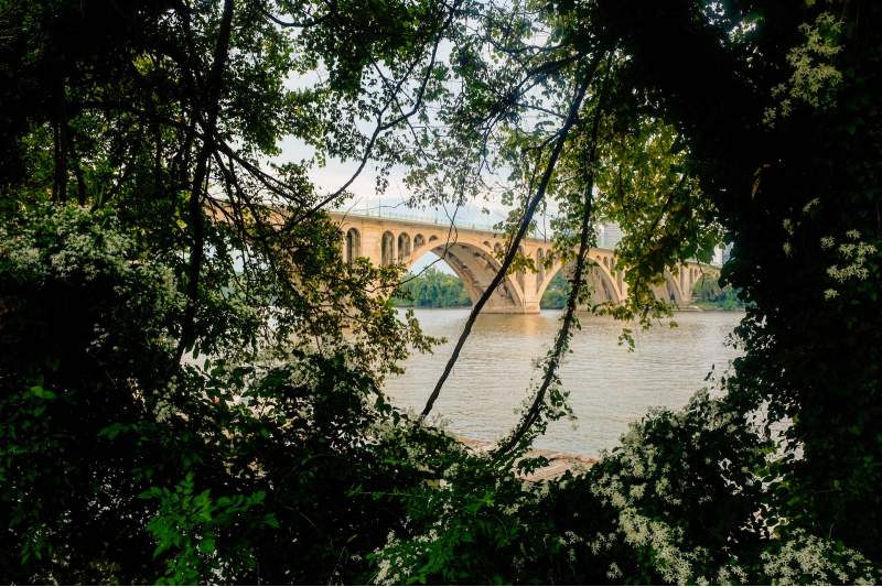 Photo of the Key Bridge in Washington, DC