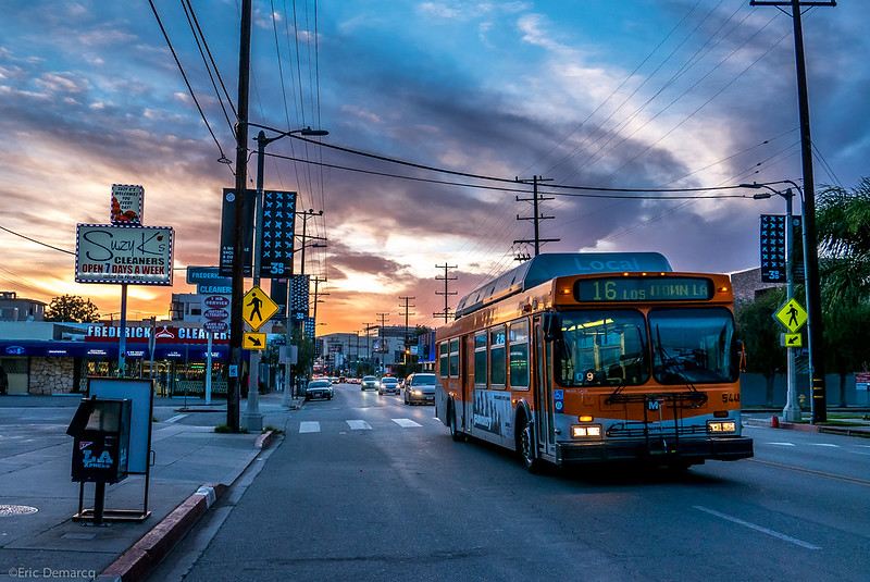 Photo of a Los Angeles city street