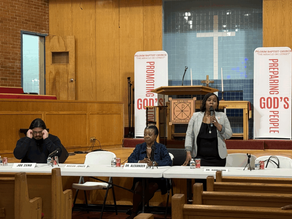 Three mayoral candidates discuss encampment sweeps, creating affordable housing at forum on homelessness