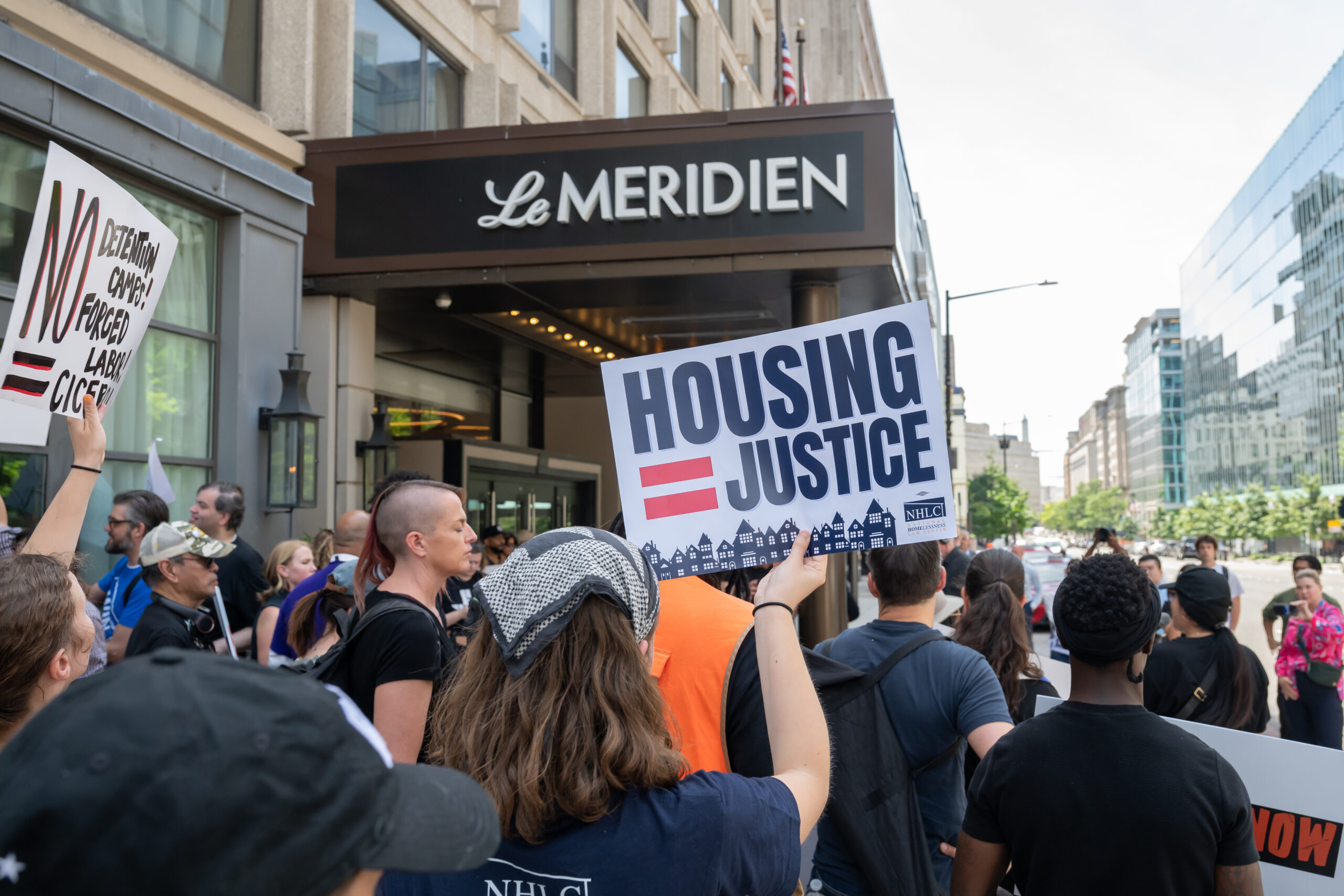 Both local and national organizations protest Cicero Institute policy conference